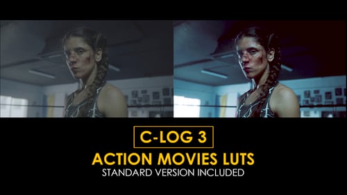 C-Log3 Action Movies and Standard LUTs
