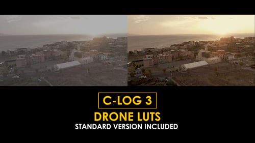 C-Log3 Drone and Standard LUTs
