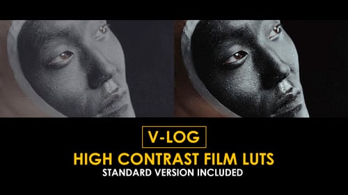 V-Log High Contrast and Standard LUTs