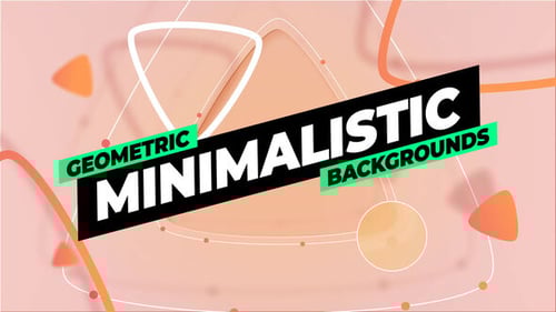 Geometric Minimalistic Backgrounds