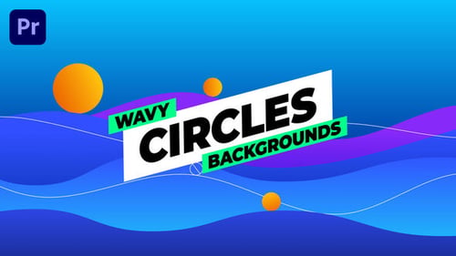 Wavy Circles Backgrounds