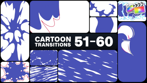 Cartoon Transitions for FCPX