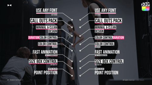 Modern Call Outs 2.0 \ FCPX