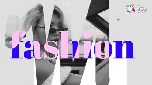 Dynamic Fashion Typography Opener