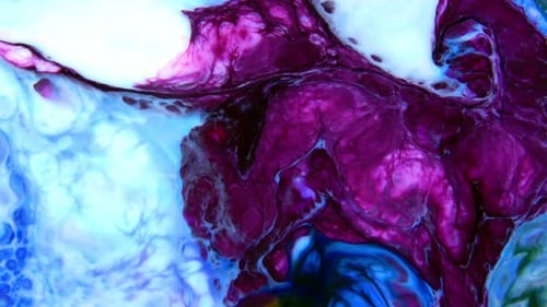 Abstract Colorful Art Ink Spread Texture 4