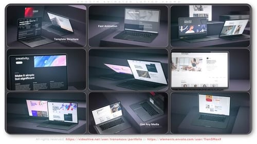 Sleek Laptop Display for Website and App Promotions