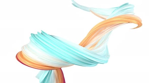 Dynamic Fluid Paint Swirls Abstract Background Animation