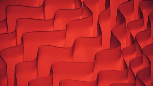 Seamless Fluid Red Wave Abstract Background