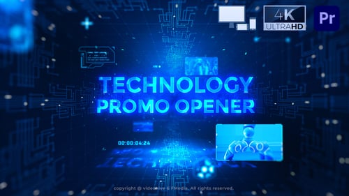 Technology Promo Opener - Premiere Pro