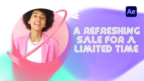 3D And Gradient Sales Opener