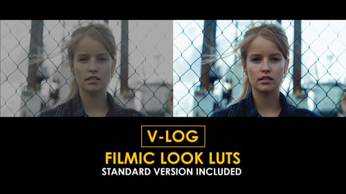 V-Log Filmic Look and Standard Color LUTs