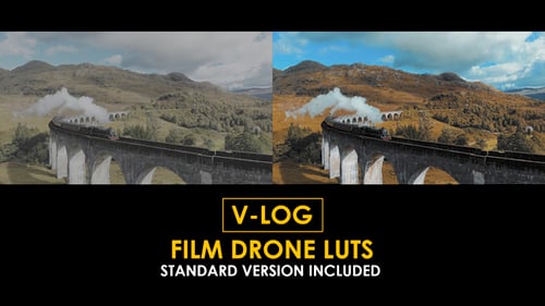 V-Log Film Drone and Standard Color LUTs