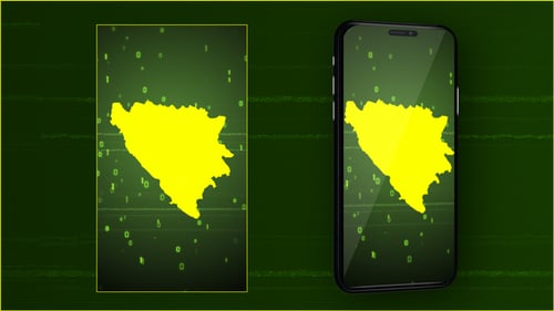 Introducción al mapa digital de Bosnia y Herzegovina - Vídeo vertical