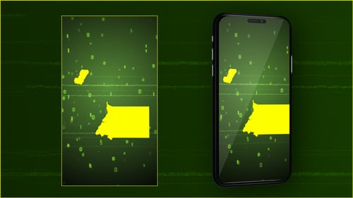 Futuristic Technology Map Reveal Animation