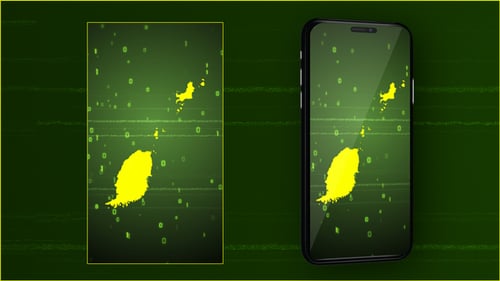 Intro in die digitale Karte von Grenada — Vertikales Video