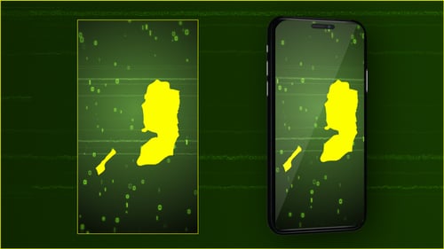 Palestine Digital Map Intro - Vertical Video
