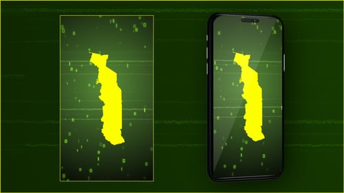 Togo Digital Map Intro - Vertical Video