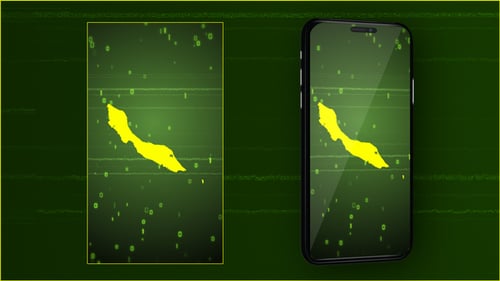 Intro in die digitale Karte von Curacao — Vertikales Video