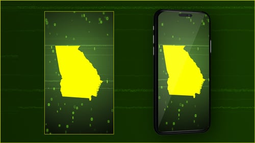 Georgia State Digital Map Intro - Vertical Video