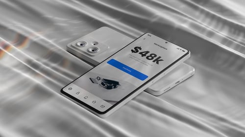 3D Smartphone App Promo Mockup Product Showcase