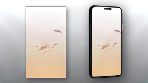 Modern Dotted Map Islands Reveal Animation