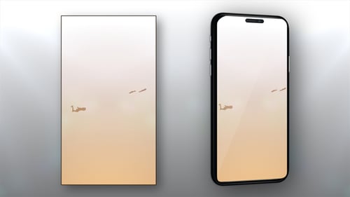 Digital Pixel Airplane Reveal Transition for Travel Content