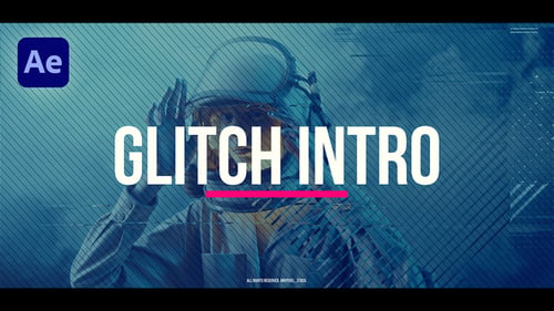 Glitch-Intro-Diashow