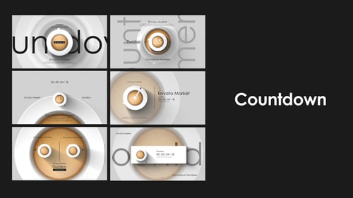 Minimalist Coffee Cup Countdown Timer Toolkit