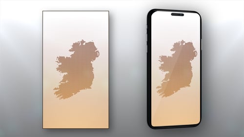 Animated Geometric Map of Ireland Reveal