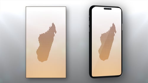 Ouvreur de cartes de Madagascar - Vidéo verticale