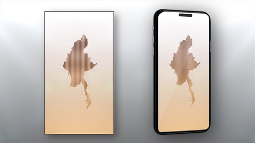 Kartenöffner für Myanmar — Vertikales Video