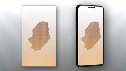 Dotted Map Reveal Animation with Light Effect