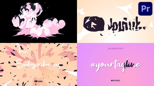 Abridor de logotipos Explosion para Premiere Pro