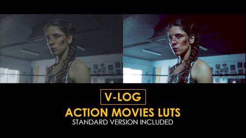 V-Log Action Movies and Standard Color LUTs