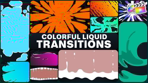 Colorful Liquid Transitions for FCPX