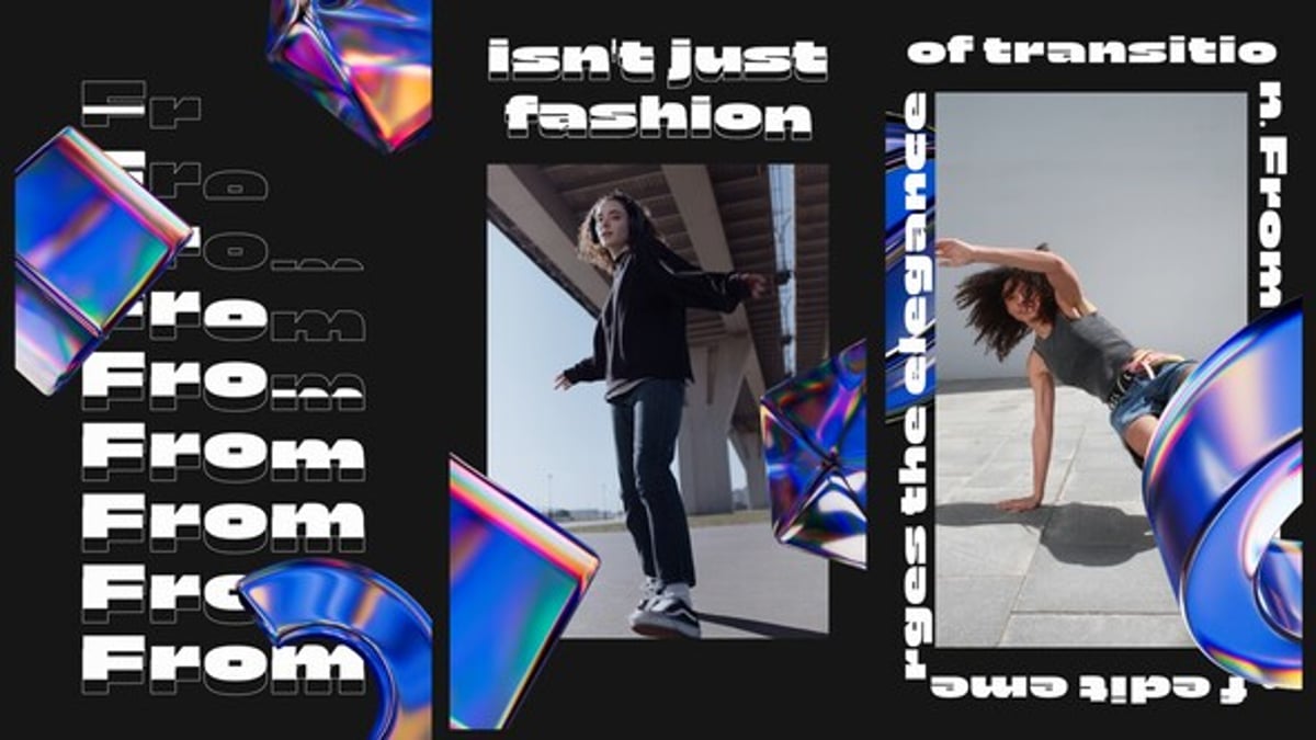 Iridescent Geometric Fast Paced Reel, Openers ft. fast reel & 3d reel ...