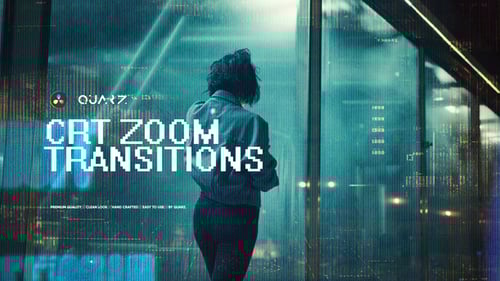 CRT Zoom Transitions for DaVinci Resolve