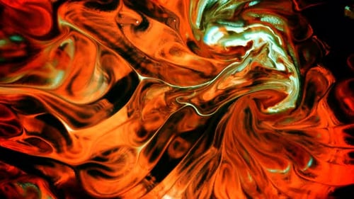 Movimento de tinta abstrata no leite