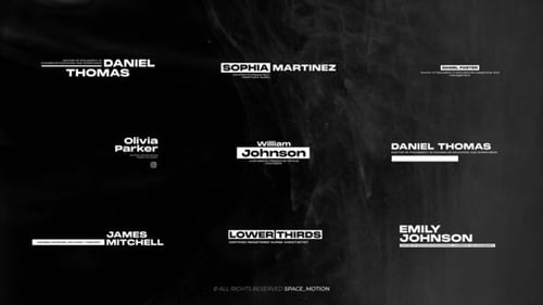 Clean Professional Lower Thirds Pack