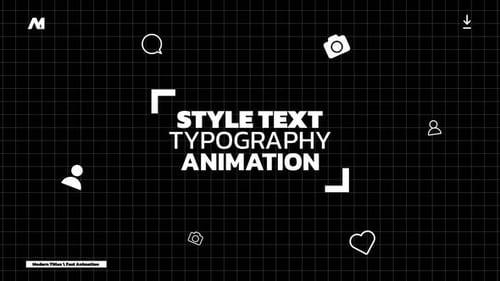 Dynamic Animated Typography Pack for Modern Video