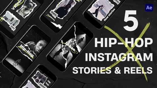 Dynamic Social Media Stories with Urban Grunge Style