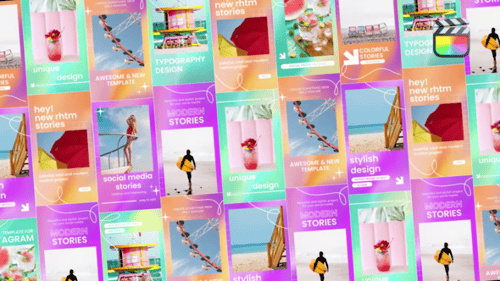 Happy Social Media Stories / FCPX