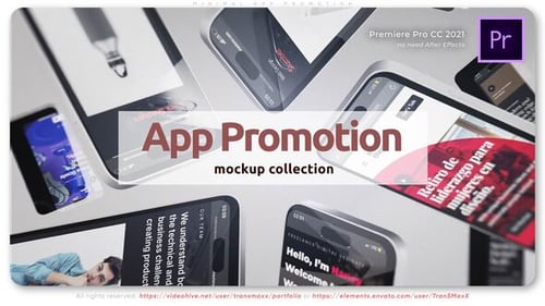 Minimalist Mobile App and Web Interface Promotion