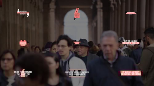 Animated Quote Titles with Geometric Callouts