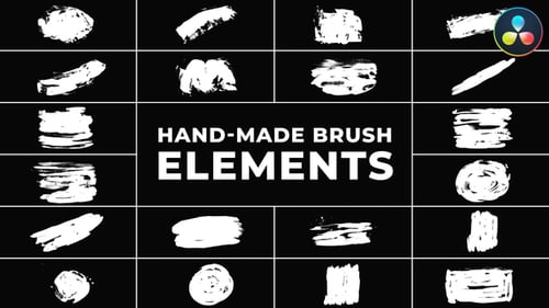 Hand Made Brush Elements | DaVinci Resolve