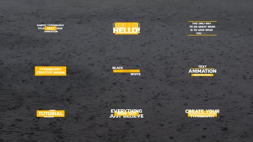 Typography Titles Text | FCPX