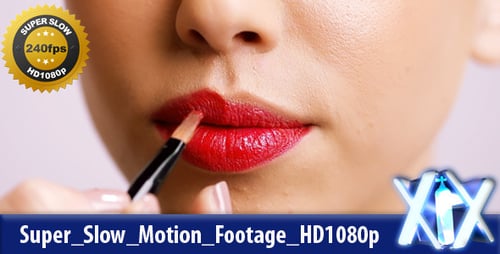 Woman Applying Lipstick