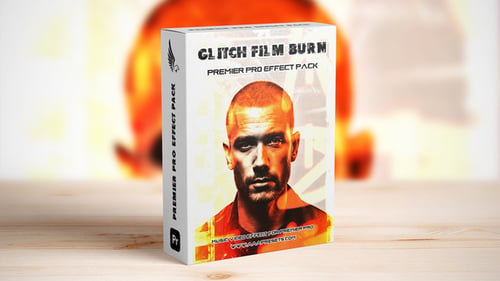 Paquete de transiciones dinámicas de grabación y error de película para Premiere Pro