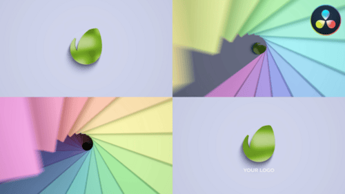 Spiral Logo Reveal | DaVinci Resolve