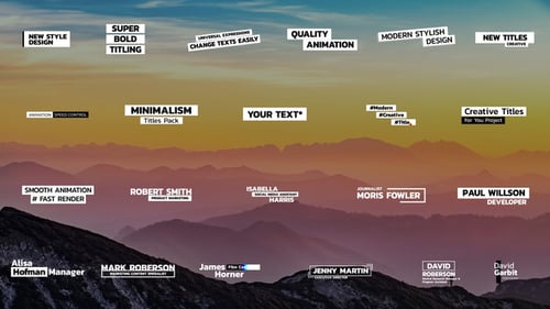 Simple Titles & Lower Thirds | After Effects